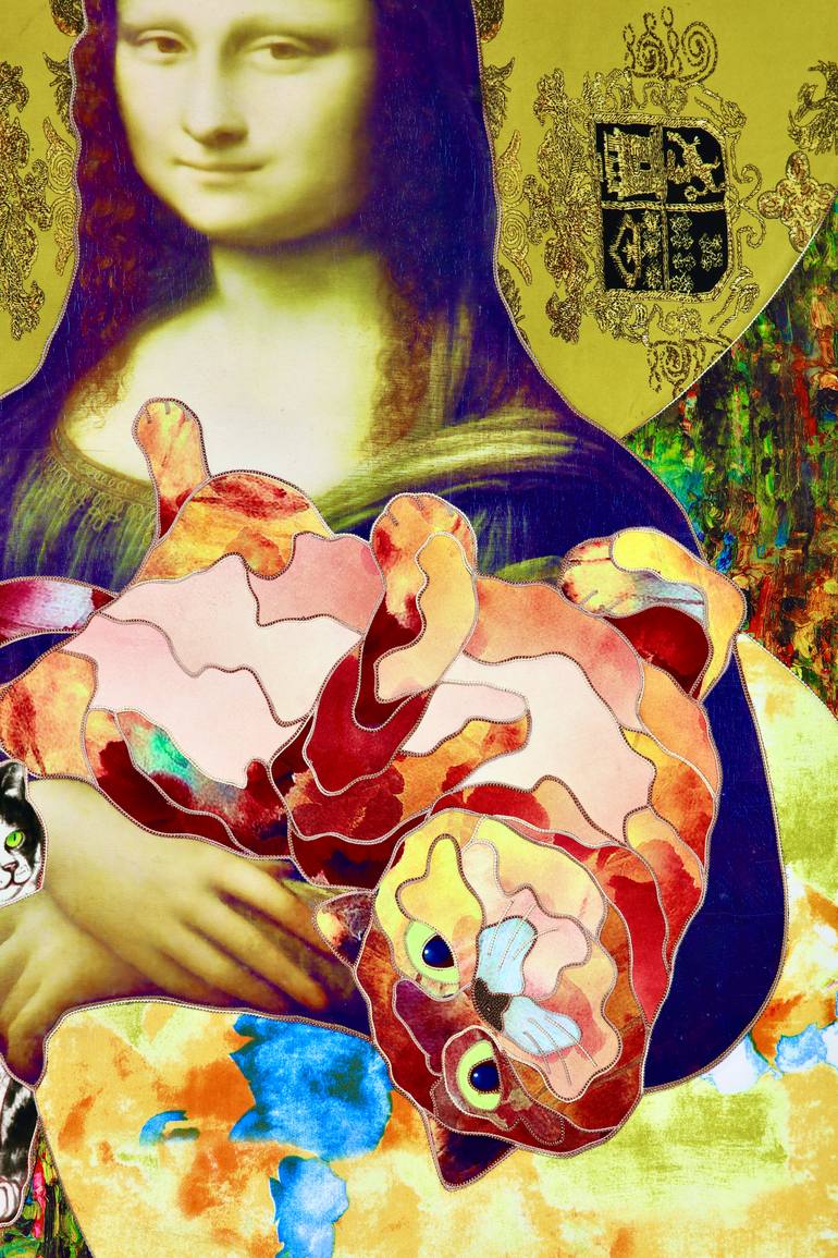 Original Contemporary Cats Painting by Kostyantin Malginov