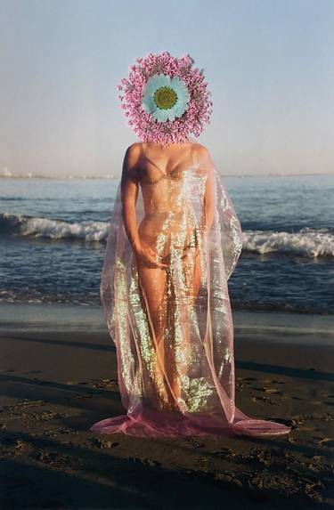 Saatchi Art Artist Rebecca Lejić-Tiernan; Collage, “’Sun Ray’ Mixed Media Print - Limited Edition of 50” #art
