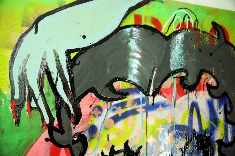 Original Figurative Pop Culture/Celebrity Painting by Boo Deity