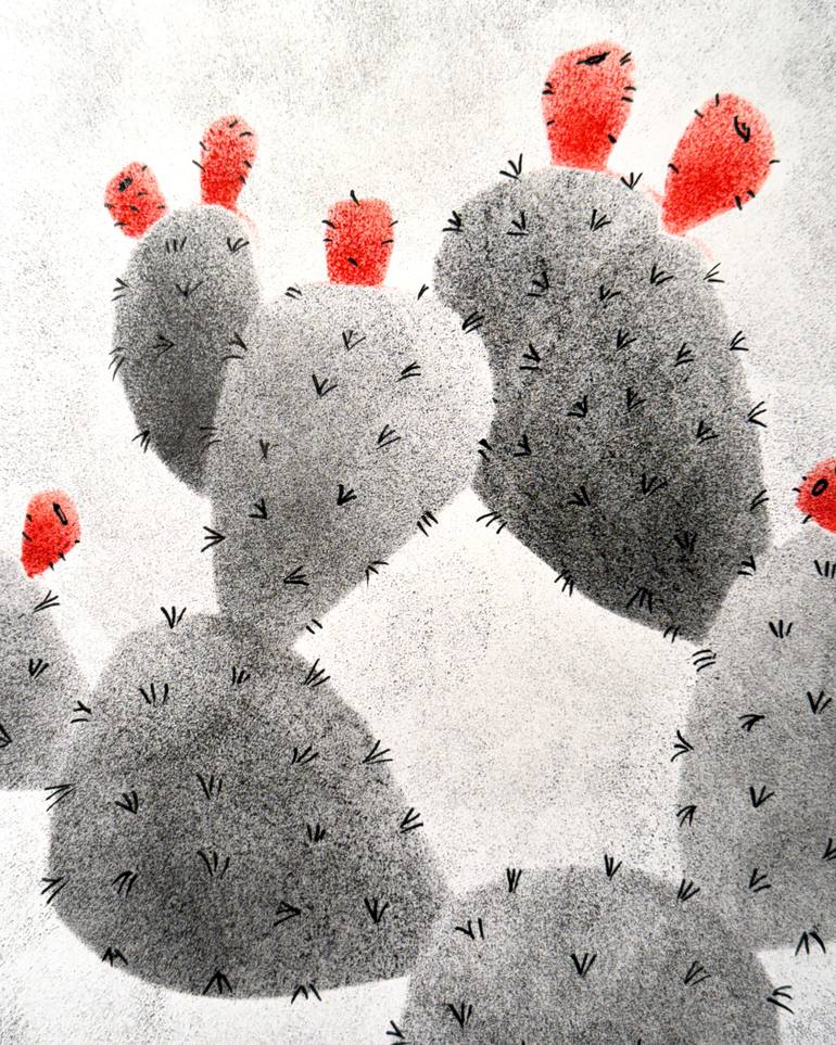 Original Art Nouveau Floral Painting by Daria Kraplak