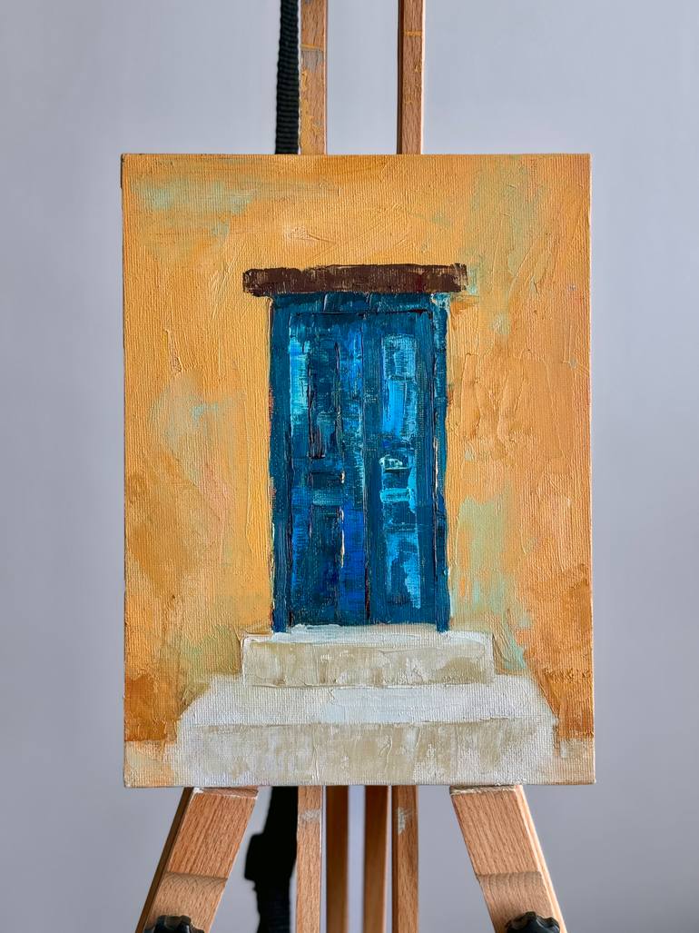 Original Classicism Architecture Painting by Daria Kraplak