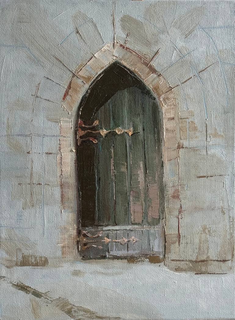 Original Classicism Architecture Paintings by Daria Kraplak