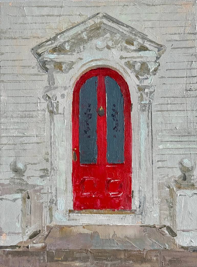 Original Classicism Architecture Paintings by Daria Kraplak