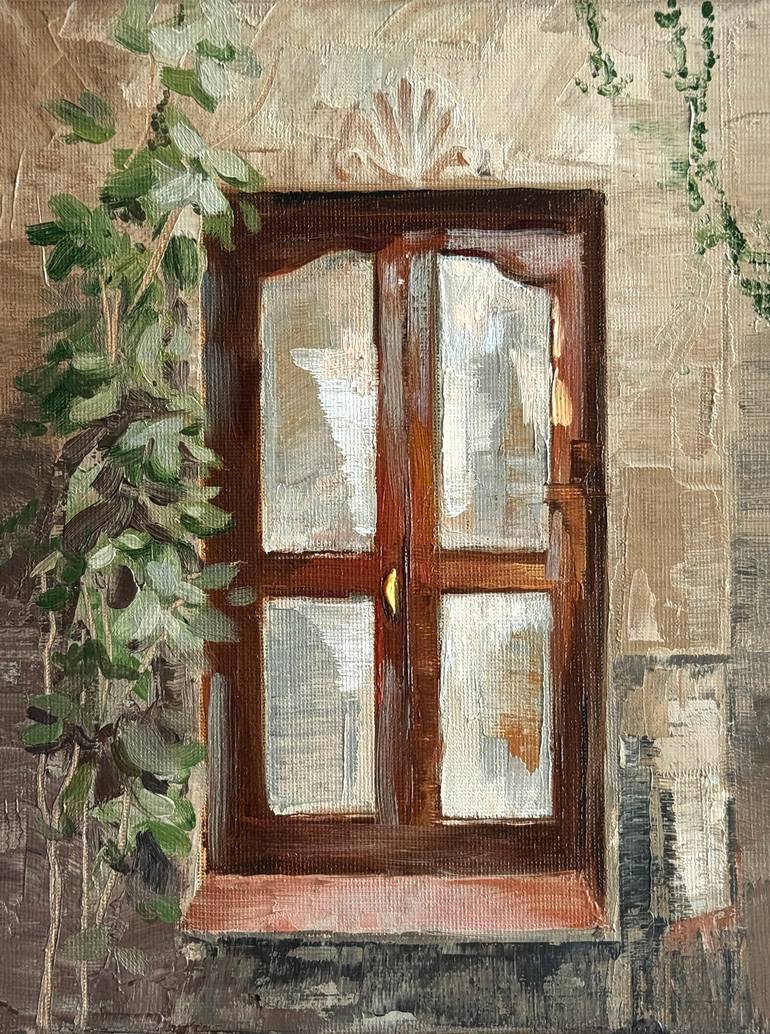 Original Realism Architecture Paintings by Daria Kraplak