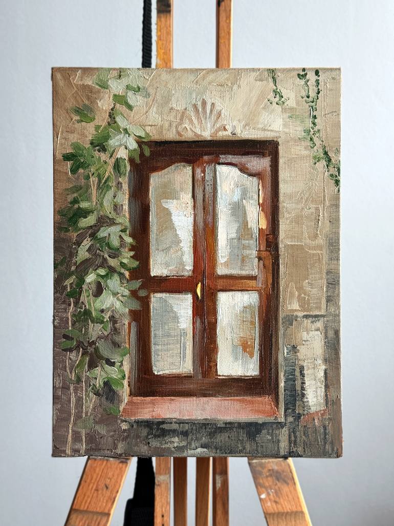 Original Realism Architecture Painting by Daria Kraplak