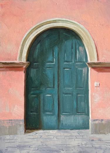 Original Classicism Architecture Paintings by Daria Kraplak
