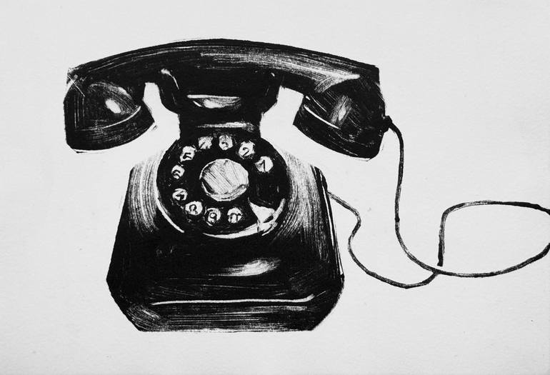 Original Expressionism Still Life Printmaking by Daria Kraplak