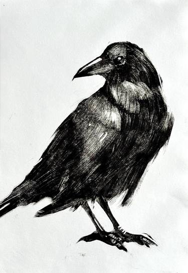 Original Realism Animal Printmaking by Daria Kraplak