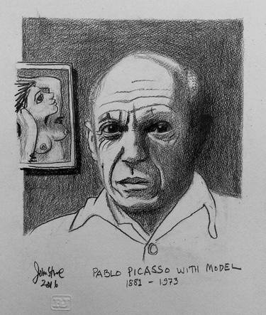 PICASSO WITH MODEL thumb