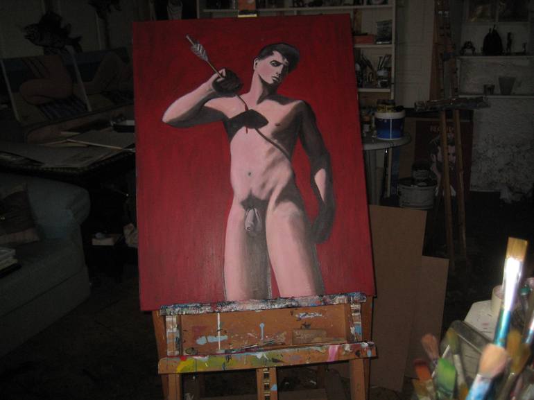 Original Portraiture Nude Painting by Ray Johnstone