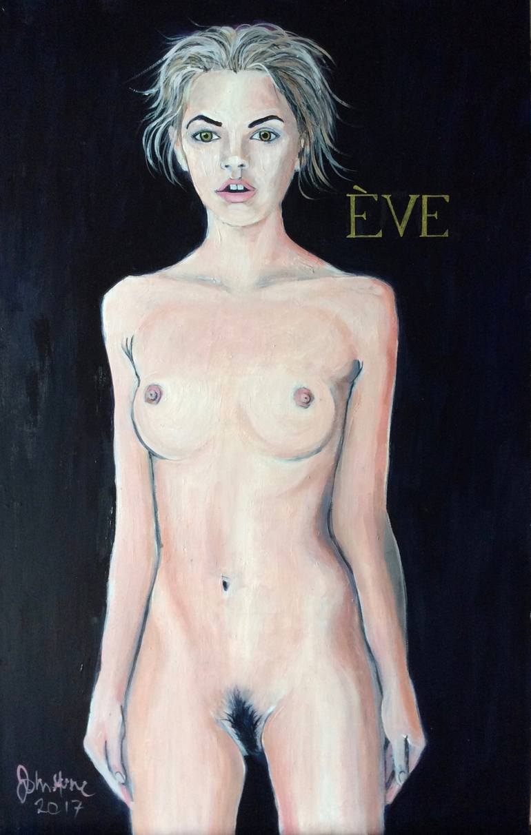 Original Figurative Nude Painting by Ray Johnstone