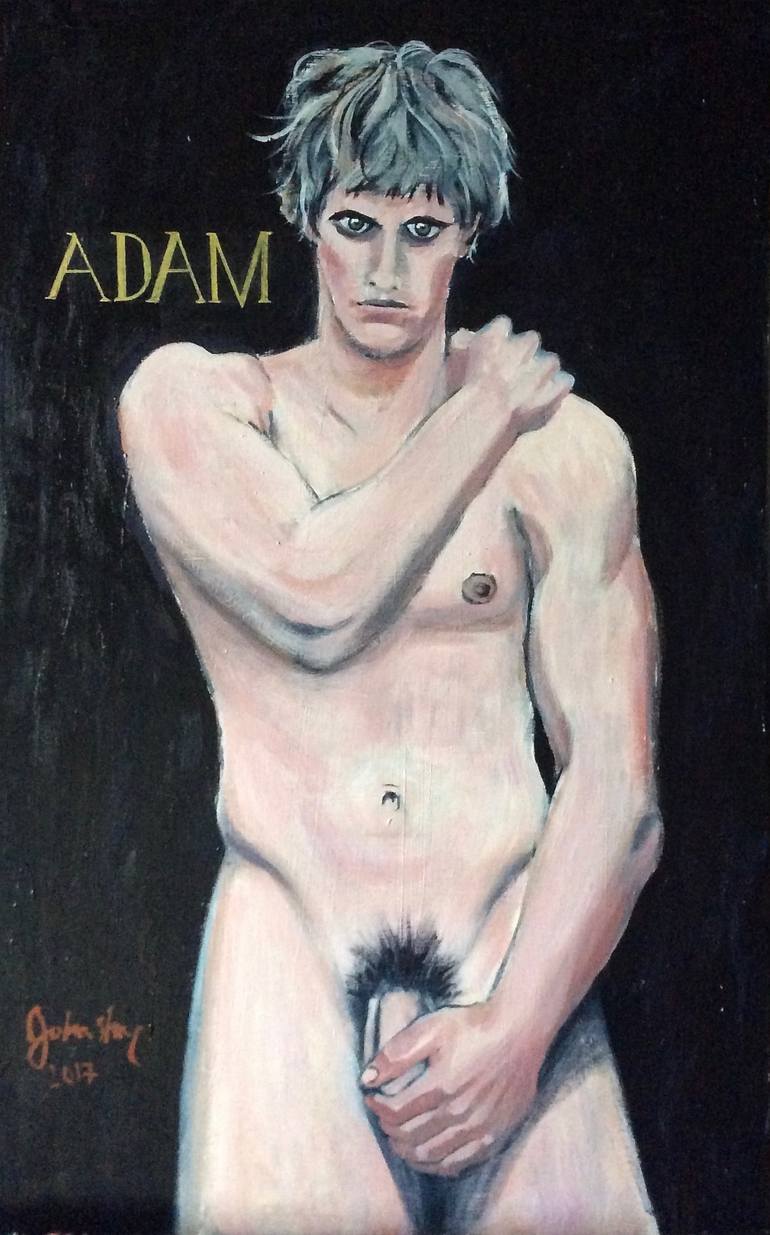 Original Figurative Nude Painting by Ray Johnstone