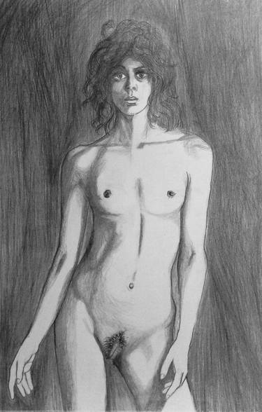 Original Figurative Nude Drawings by Ray Johnstone