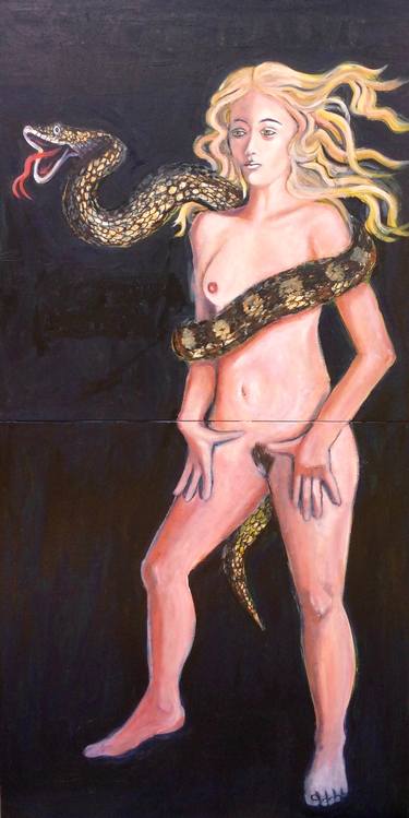 Print of Figurative Erotic Paintings by Ray Johnstone
