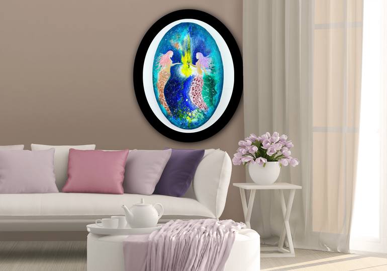 Original Abstract Expressionism Abstract Painting by Anna Gledhill