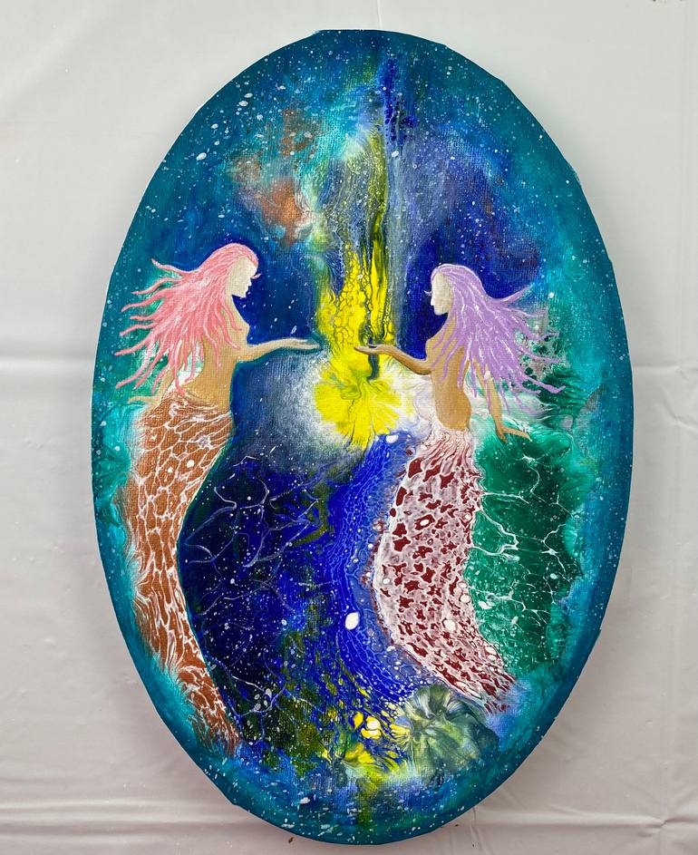 Original Abstract Expressionism Abstract Painting by Anna Gledhill