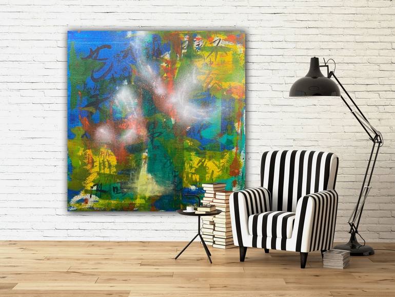 Original Abstract Expressionism Abstract Painting by Anna Gledhill