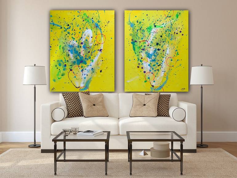 Original Abstract Painting by Anna Gledhill