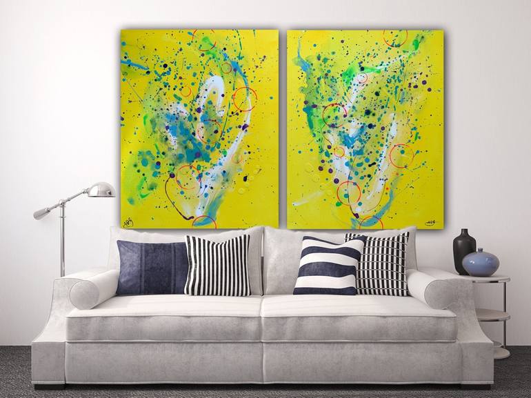 Original Abstract Painting by Anna Gledhill