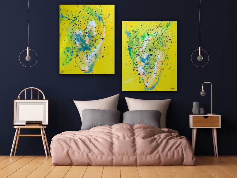 Original Abstract Painting by Anna Gledhill