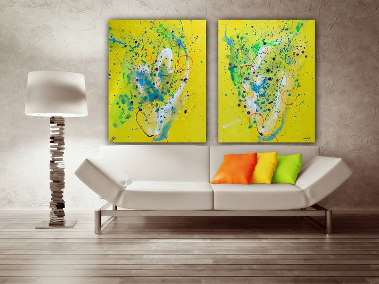 Original Abstract Painting by Anna Gledhill