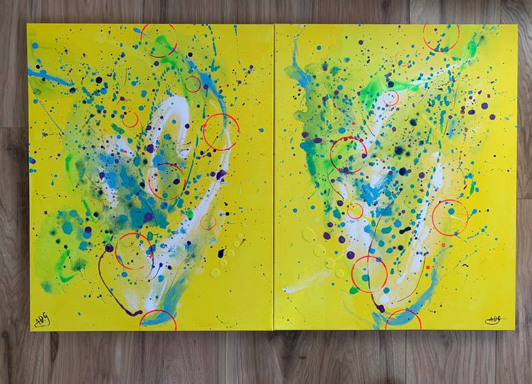 Original Abstract Painting by Anna Gledhill