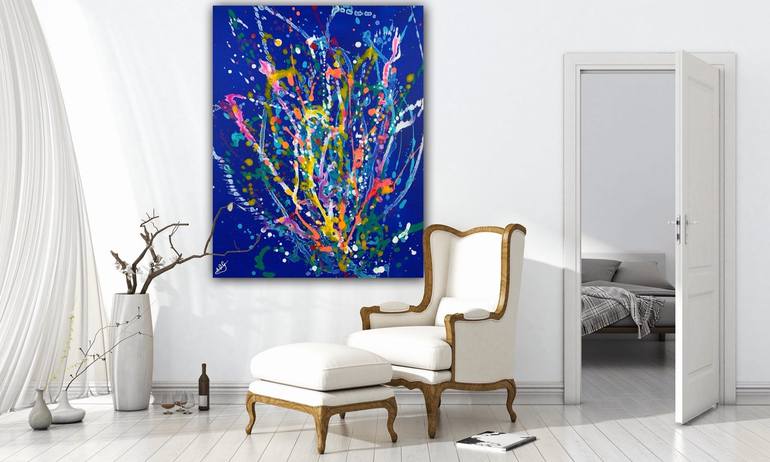 Original Abstract Expressionism Abstract Painting by Anna Gledhill