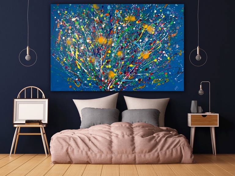 Original Abstract Expressionism Abstract Painting by Anna Gledhill