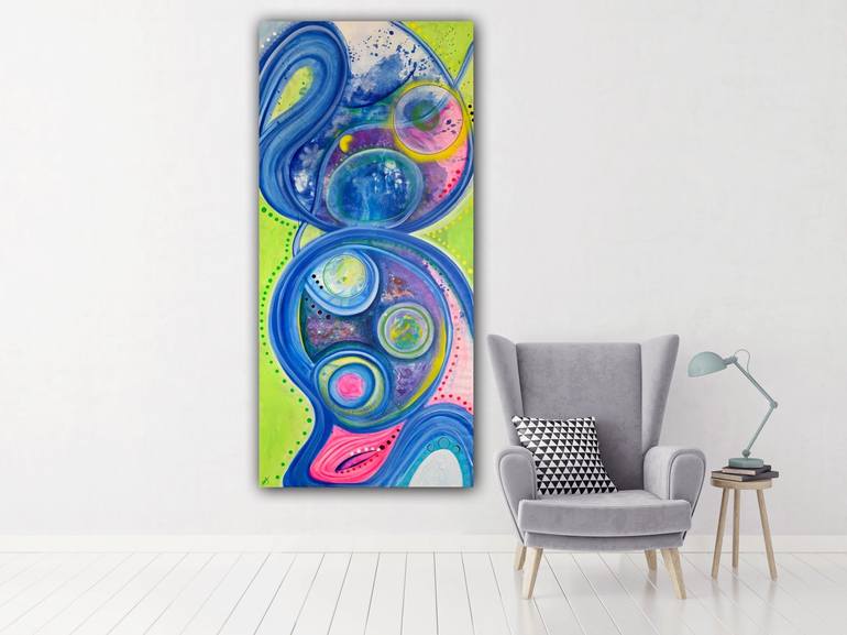 Original Abstract Expressionism Abstract Painting by Anna Gledhill