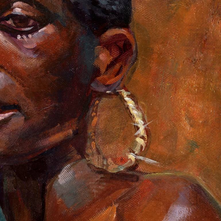 Original Figurative Women Painting by Jaeme Bereal