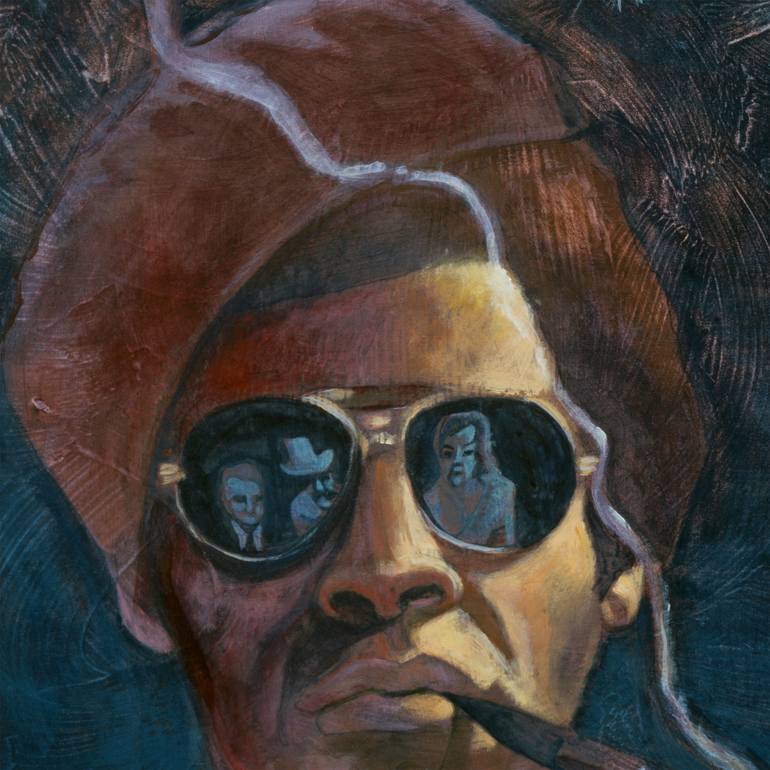 Original Expressionism Politics Painting by Jaeme Bereal