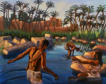 Print of Figurative Water Paintings by JaeMe Bereal