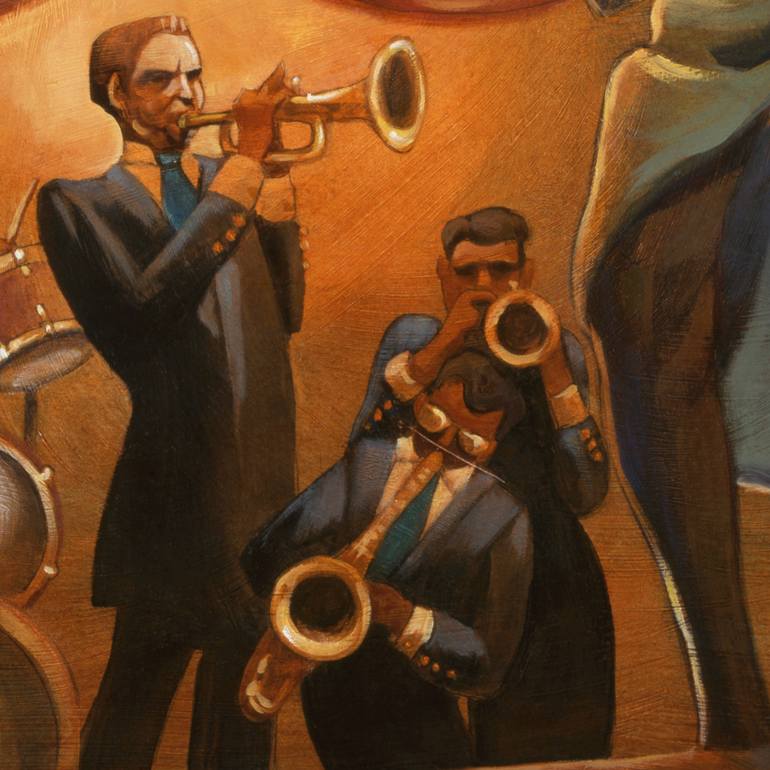 Original Expressionism Music Painting by Jaeme Bereal