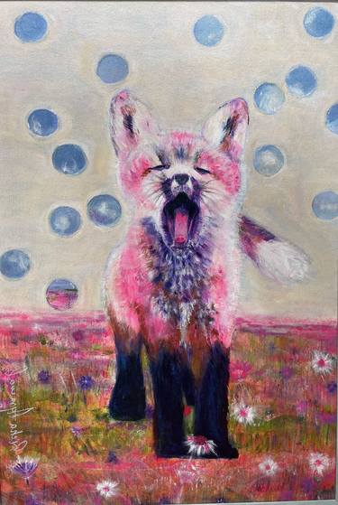 Original Realism Animal Mixed Media by Richa Agrawal
