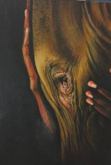 Original Realism Animal Painting by Richa Agrawal