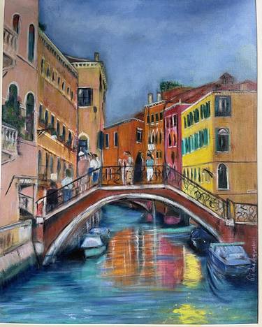 Original Classicism Architecture Painting by Richa Agrawal