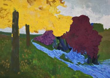 Original Contemporary Landscape Painting by Gillian Goodridge