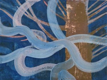 Original Conceptual Nature Painting by Gillian Goodridge