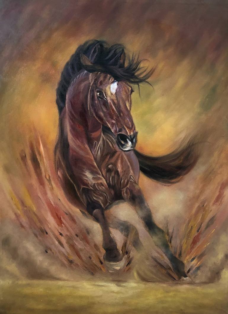 Original Realism Animal Paintings by Nida Aslam