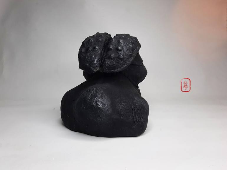 Original Abstract Animal Sculpture by Dmitriy Zazimko