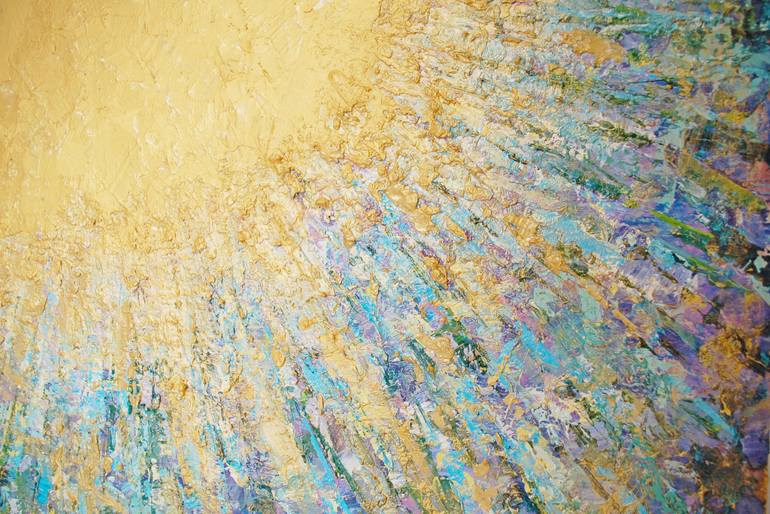 Original Abstract Expressionism Abstract Painting by Olga Kos