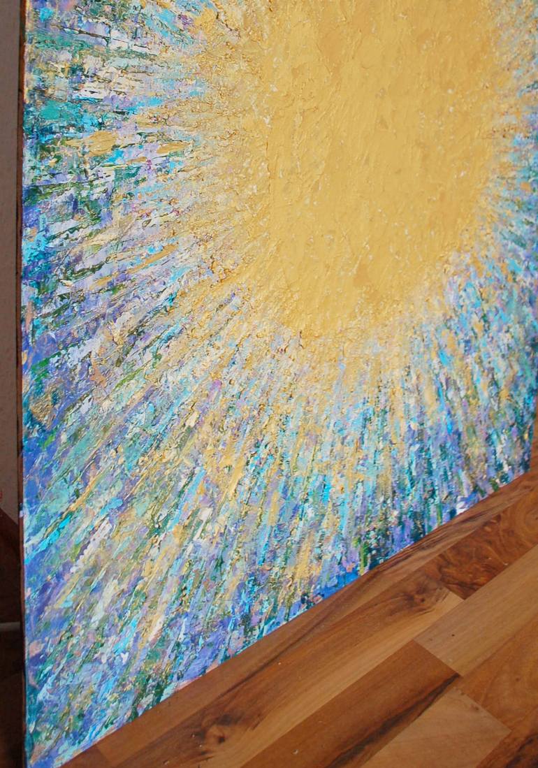 Original Abstract Expressionism Abstract Painting by Olga Kos