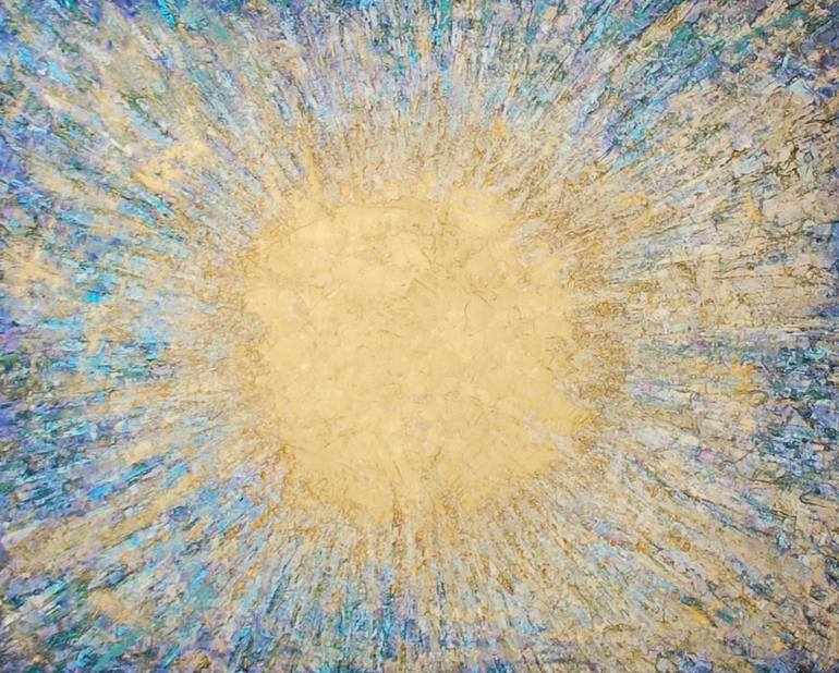Original Abstract Expressionism Abstract Painting by Olga Kos