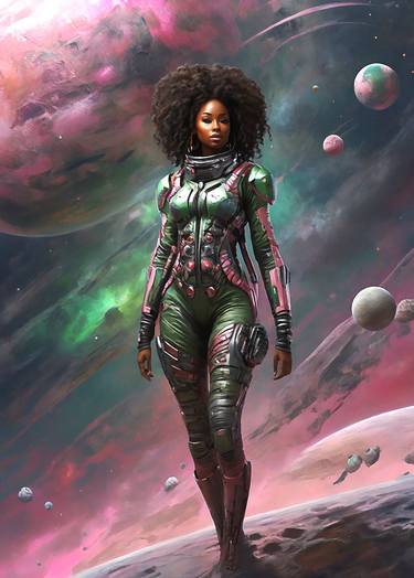 Beyond Celestial Frontiers: Afrofuturistic Cosmic Odyssey thumb