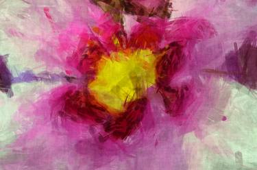 Print of Floral Mixed Media by Ingo Menhard