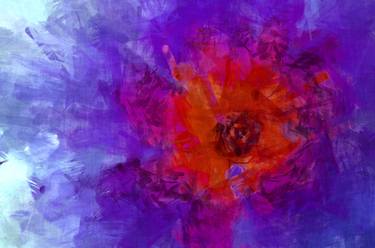 Print of Abstract Floral Mixed Media by Ingo Menhard