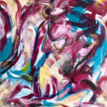 Original Abstract Expressionism Abstract Paintings by Kerry Milligan