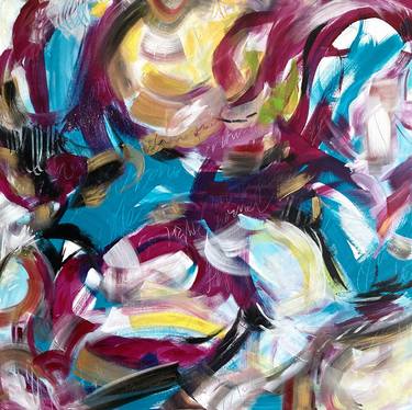 Original Abstract Expressionism Abstract Paintings by Kerry Milligan