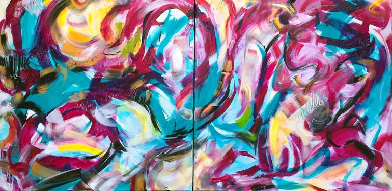 Original Abstract Painting by Kerry Milligan