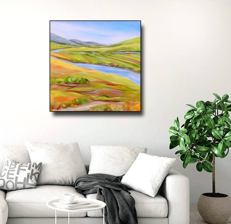Original Contemporary Landscape Painting by Kerry Milligan